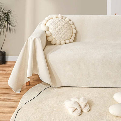 Ownkoti Pure Color wasserdichte Sofaabdeckung für Haustiere