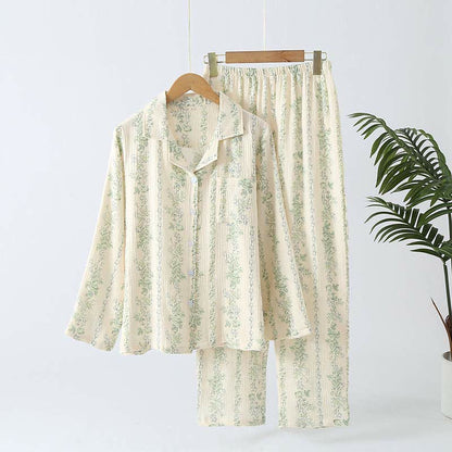 Loungewear-Set aus reiner Baumwolle im Waldstil