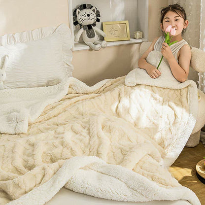 Ownkoti Puffy Cozy Wende-Überwurfdecke