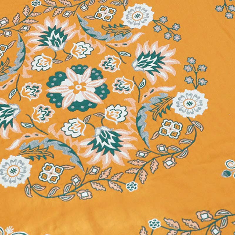 Ownkoti Muster Wendesteppdecke Blumen Freizeitsteppdecke