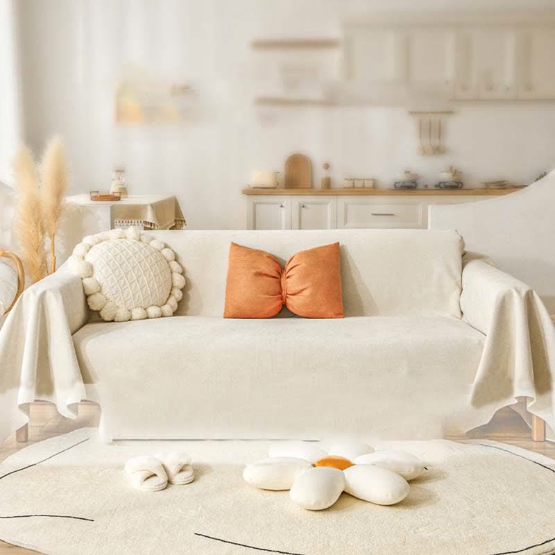 Ownkoti Pure Color wasserdichte Sofaabdeckung für Haustiere