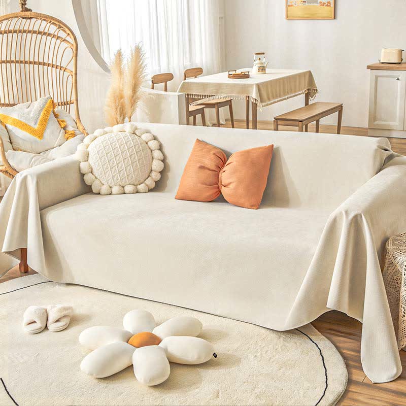 Ownkoti Pure Color wasserdichte Sofaabdeckung für Haustiere