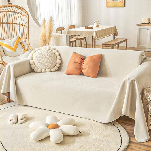 Ownkoti Pure Color wasserdichte Sofaabdeckung für Haustiere