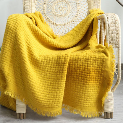 Ownkoti Home Decor – Bequeme Decke in Volltonfarbe