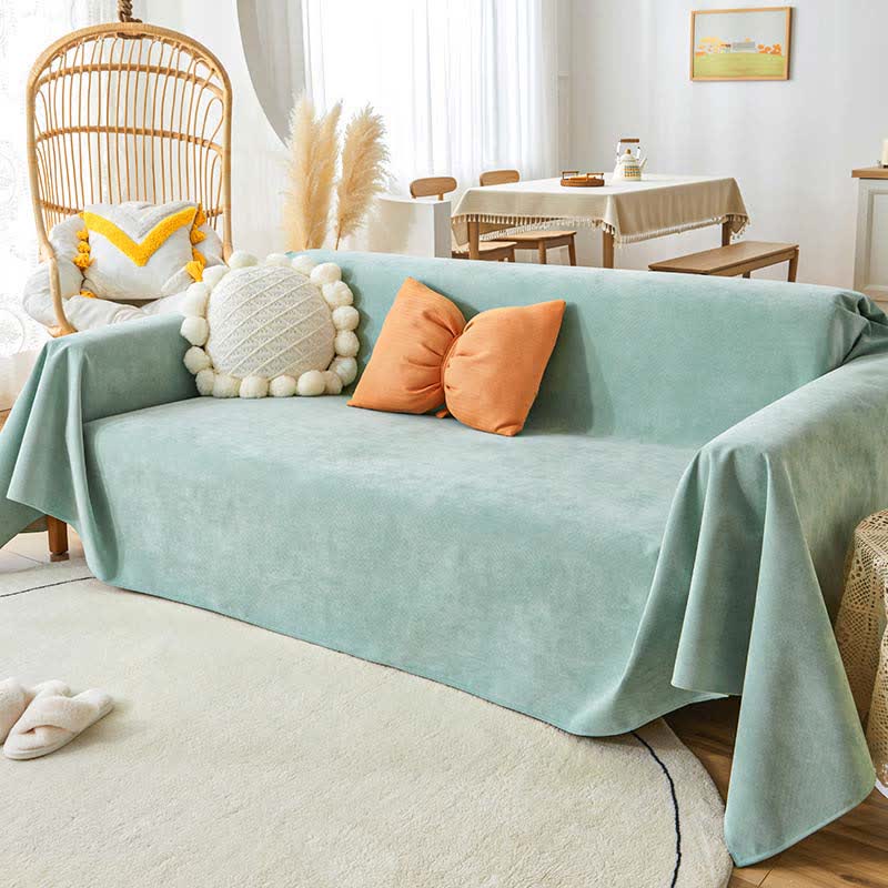 Ownkoti Pure Color wasserdichte Sofaabdeckung für Haustiere