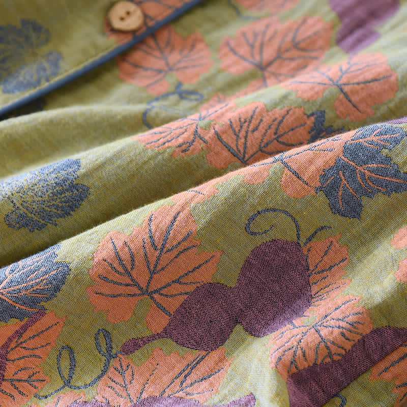 Gourd – Loungewear-Set aus Jacquard-Baumwolle
