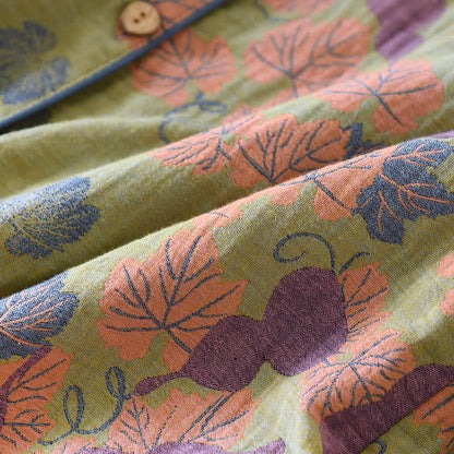 Gourd – Loungewear-Set aus Jacquard-Baumwolle