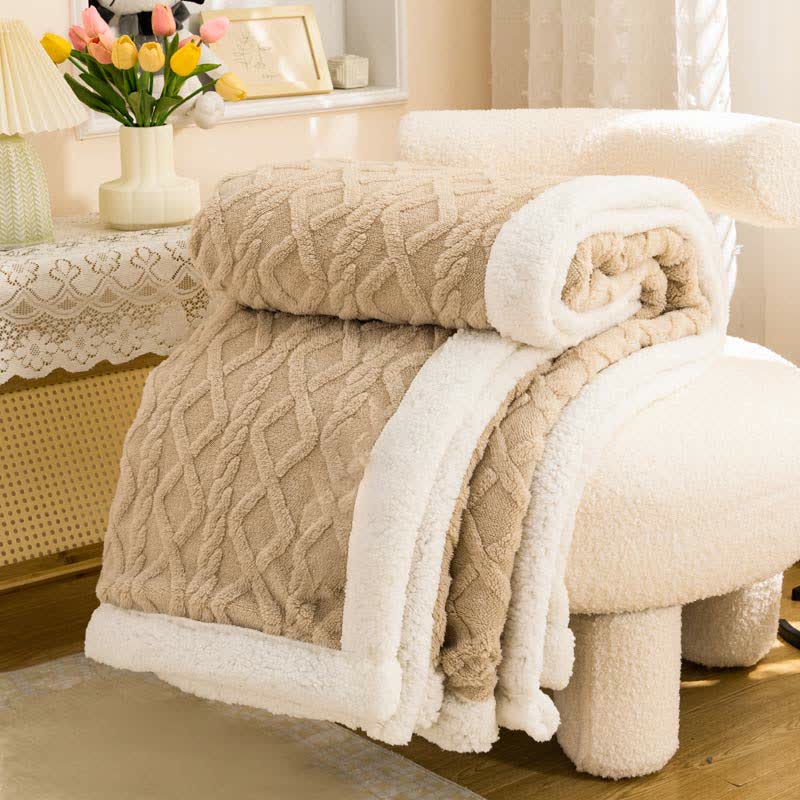 Ownkoti Puffy Cozy Wende-Überwurfdecke