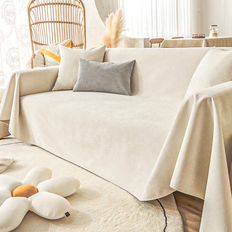 Ownkoti Pure Color wasserdichte Sofaabdeckung für Haustiere