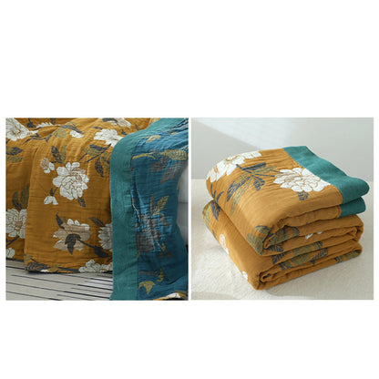 Ownkoti Wendedecke mit Blumenmuster, Couchbezug aus Baumwolle