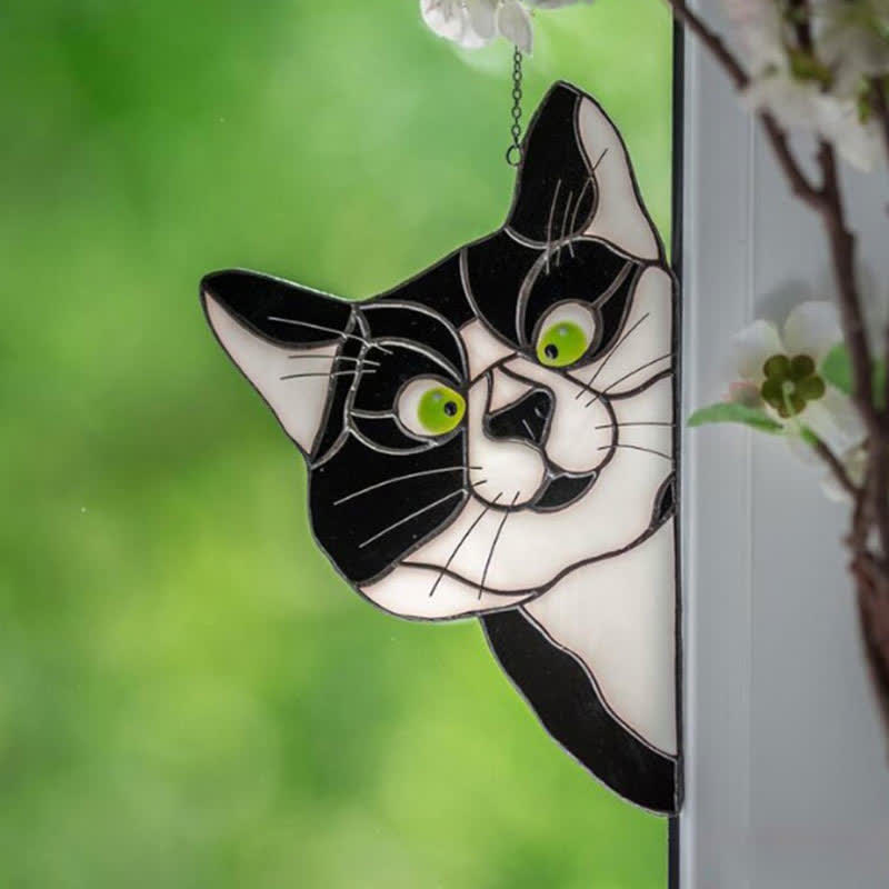 Ownkoti Fensterdekoration „Stain Cat“ (Kaufen Sie eins und erhalten Sie eins gratis)
