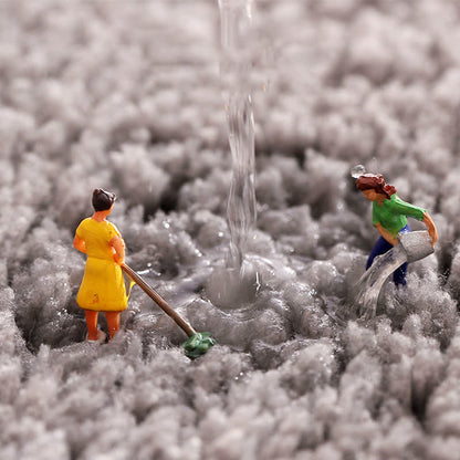 Ländliche wasserabsorbierende rutschfeste Badematte