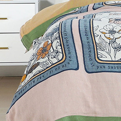 Ownkoti Sommer-Wendedecke aus Baumwolle, leichte Decke