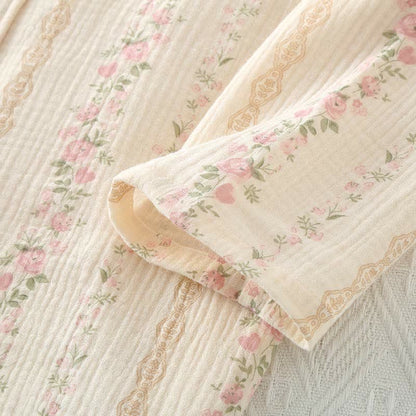 Loungewear-Set aus reiner Baumwolle im Waldstil