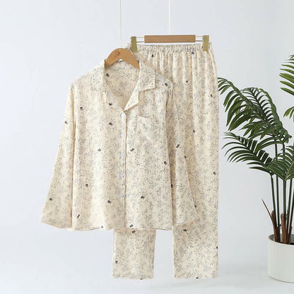 Loungewear-Set aus reiner Baumwolle im Waldstil