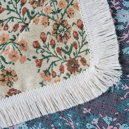 Sofaschoner mit Jacquard-Quaste und Pflaumenblütenmuster - image 8