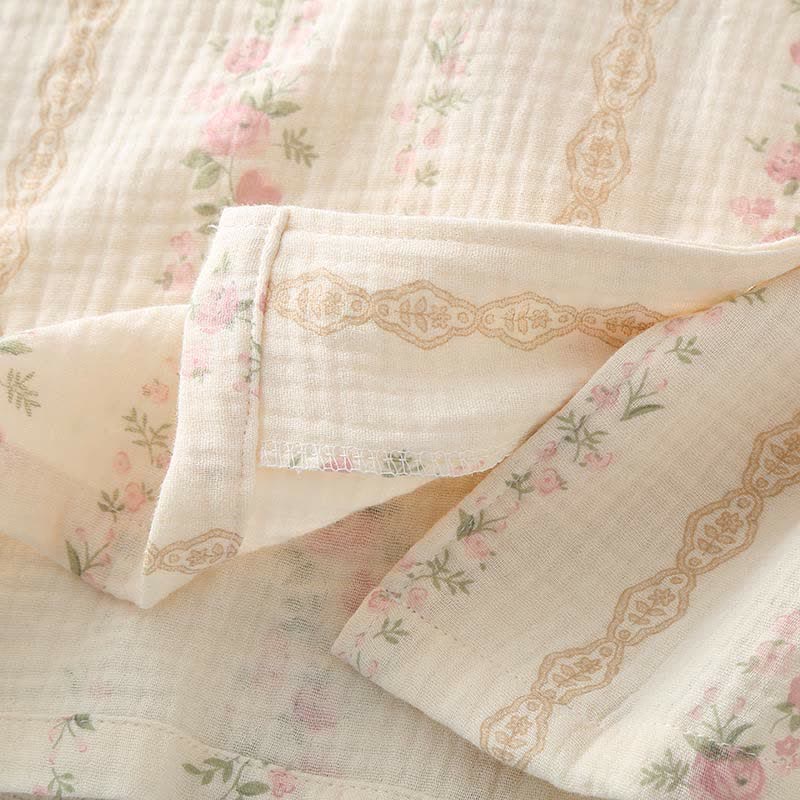 Loungewear-Set aus reiner Baumwolle im Waldstil