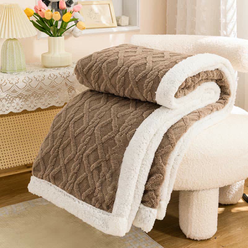 Ownkoti Puffy Cozy Wende-Überwurfdecke