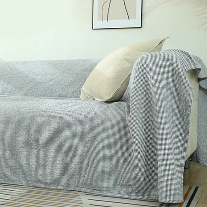 Ownkoti Plaid Sofadecke Gaze Sofabezug