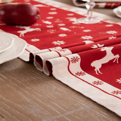 Luxuriöser Tischläufer für die Weihnachtsdekoration