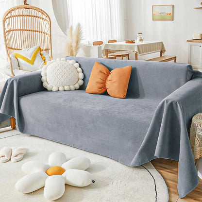 Ownkoti Pure Color wasserdichte Sofaabdeckung für Haustiere