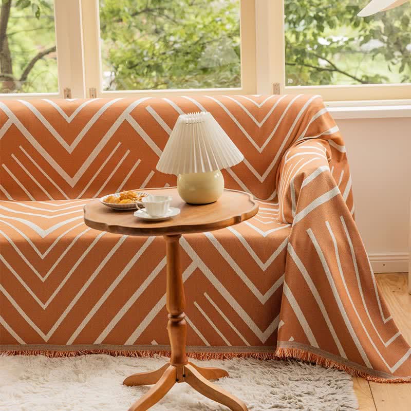 Ownkoti Diamond Stripe Multifunktionale Decke Sofaschutz