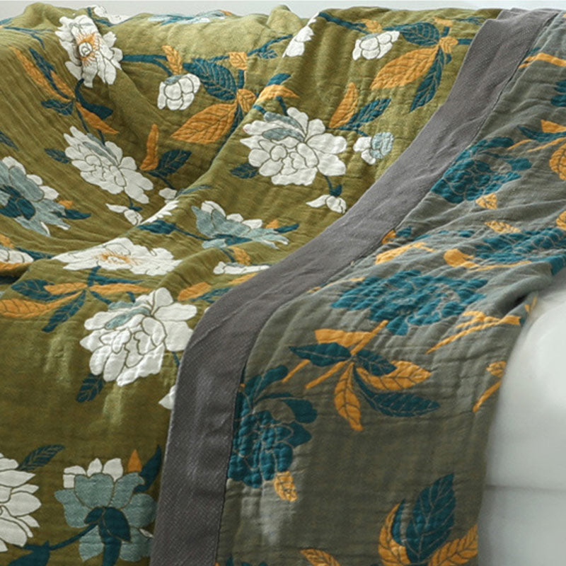 Ownkoti Wendedecke mit Blumenmuster, Couchbezug aus Baumwolle