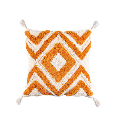 Ownkoti Marokko Jacquard-Kissenbezug mit Quasten