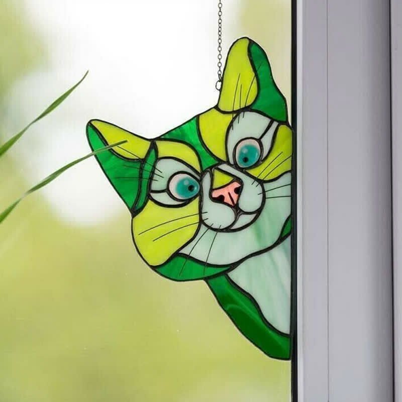 Ownkoti Fensterdekoration „Stain Cat“ (Kaufen Sie eins und erhalten Sie eins gratis)