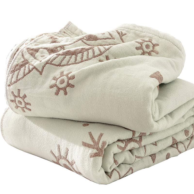 Ownkoti Chic Mandala Wende-Steppdecke aus Baumwolle mit Blumenmuster
