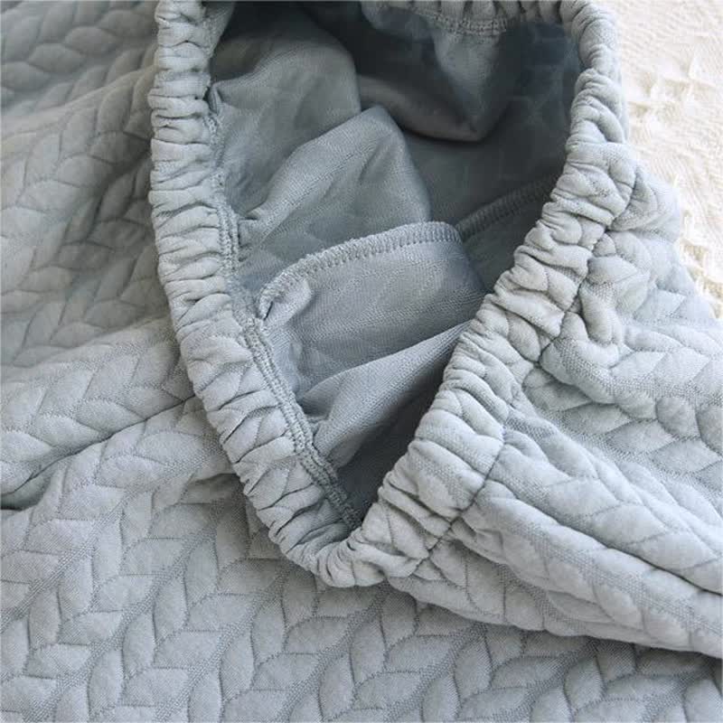 Einfaches Pyjama-Set aus Air Cotton mit Rundhalsausschnitt