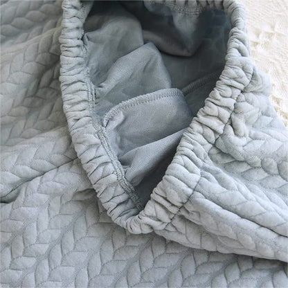 Einfaches Pyjama-Set aus Air Cotton mit Rundhalsausschnitt
