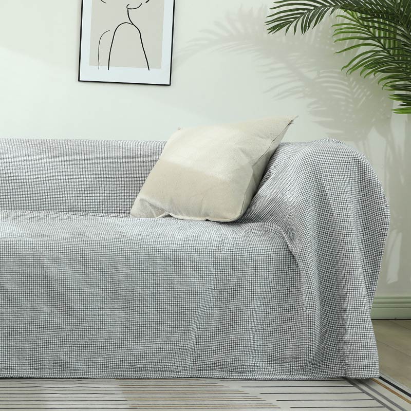 Ownkoti Plaid Sofadecke Gaze Sofabezug