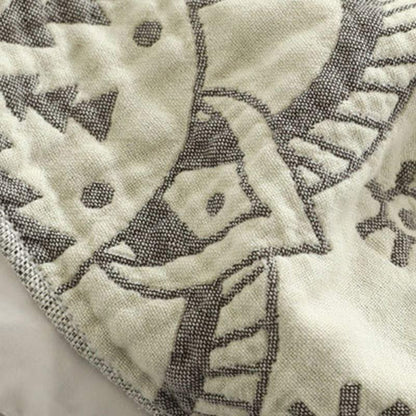 Ownkoti Chic Mandala Wende-Steppdecke aus Baumwolle mit Blumenmuster