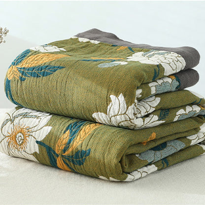 Ownkoti Wendedecke mit Blumenmuster, Couchbezug aus Baumwolle