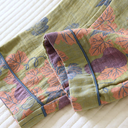 Gourd – Loungewear-Set aus Jacquard-Baumwolle