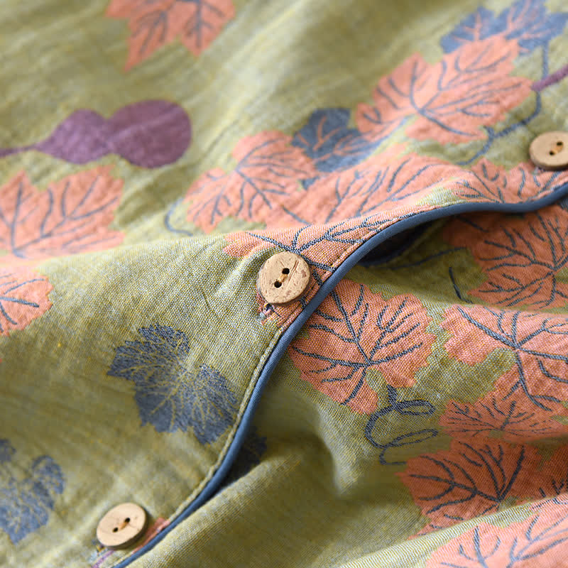 Gourd – Loungewear-Set aus Jacquard-Baumwolle
