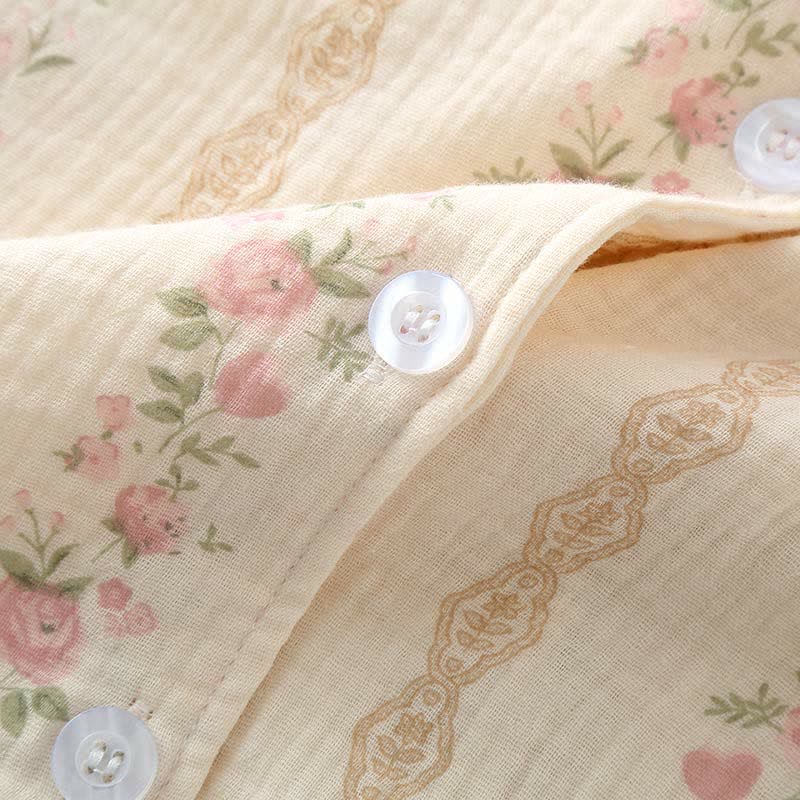 Loungewear-Set aus reiner Baumwolle im Waldstil