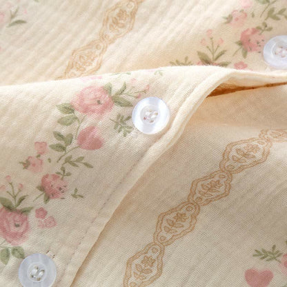 Loungewear-Set aus reiner Baumwolle im Waldstil