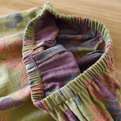 Gourd – Loungewear-Set aus Jacquard-Baumwolle