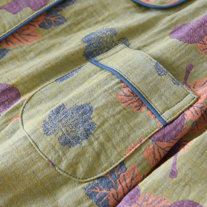 Gourd – Loungewear-Set aus Jacquard-Baumwolle