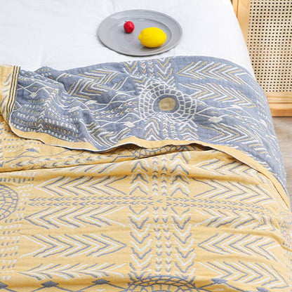 Wendesteppdecke aus weicher Baumwolle mit geometrischem Muster