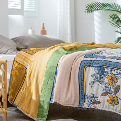 Ownkoti Sommer-Wendedecke aus Baumwolle, leichte Decke